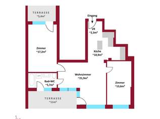 JETZT NOCH WÜNSCHE EINBRINGEN! DG Neubau/Erstbezug I 2 Terrassen + Dachterrasse I Schlüsselfertig I Luftwärmepumpe inkl. Kühlung (copy), 560000 €, Immobilien-Wohnungen in 1100 Favoriten