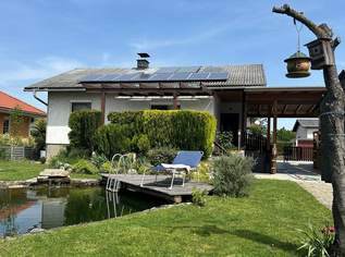 "Ruheoase mit Schwimmbiotop!", 349000 €, Immobilien-Häuser in 2601 Sollenau