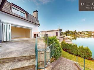 EXKLUSIVES SEEHAUS MIT EIGENEM STEG, 1350000 €, Immobilien-Häuser in 2333 Gemeinde Leopoldsdorf