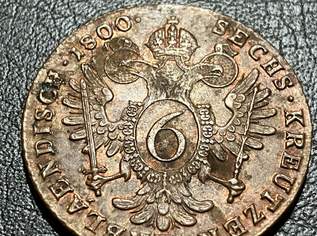 6 Kreuzer 1800 B, Franz II./ I. (1792-1835), Cu