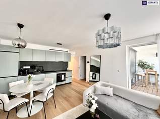 Sofort Bezugsfertig in Bestlage! Traumhafte Dachgeschosswohnung mit Loggia und Panoramafenster ++ Weitblick über Wien ++ Komplett Eingerichtet ++ Dachgeschossneubau aus 2021 ++ Auch für Anleger!!!, 440000 €, Immobilien-Wohnungen in 1020 Leopoldstadt