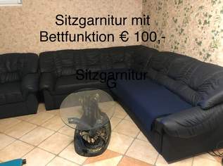 Sitzgarnitur mit Bett Funktion , 100 €, Haus, Bau, Garten-Möbel & Sanitär in 2540 Bad Vöslau
