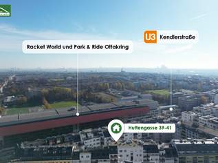 Hochwertige Neubauwohnung mit Loggia direkt bei der U3 Kendlerstraße! Ab sofort beziehbar!, 739 €, Immobilien-Wohnungen in 1160 Ottakring