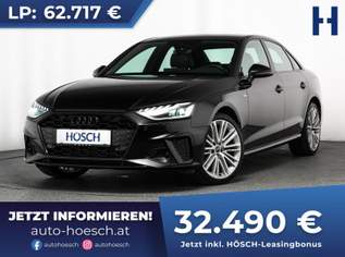 A4 35 TFSI 2x S-LINE 19er BLACK NAPPA MEGAPREIS, 33990 €, Auto & Fahrrad-Autos in 4061 Pasching