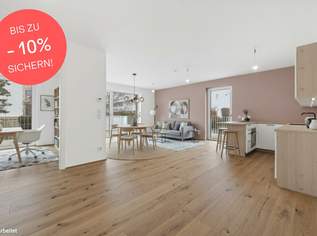 BIS ZU -10% PREISNACHLASS! 4-Zimmer-Traumwohnung mit Süd-West-Ausrichtung | 30 m² Wohnküche | 49 m² Privatterrasse | 2 Bäder | Provisionsfrei, 539000 €, Immobilien-Wohnungen in 2540 Bad Vöslau