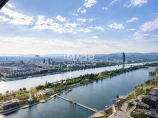 Sonnenuntergang im modernsten Turm Wiens: DANUBEFLATS 42. Etage, 530800 €, Immobilien-Wohnungen in 1220 Donaustadt Sonnenuntergang im modernsten Turm Wiens: DANUBEFLATS 42. Etage, 530800 €, Immobilien-Wohnungen in 1220 Donaustadt