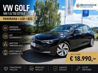 Golf Style TSI | Panorama | LED | ACC, 18990 €, Auto & Fahrrad-Autos in 9300 Sankt Veit an der Glan
