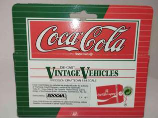 Coca-Cola Vintage Fahrzeug Metalldruckguss gelb Peterbilt 260