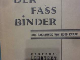 Fachbuch  der Fassbinder 1947, 7 €, Marktplatz-Bücher & Bildbände in 9330 Guttaring