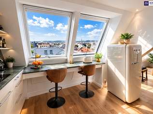 NEUER PREIS! Urbaner Wohnluxus: Exklusive DG-Wohnung mit Terrasse & spektakulärem Fernblick, 699000 €, Immobilien-Wohnungen in 1160 Ottakring