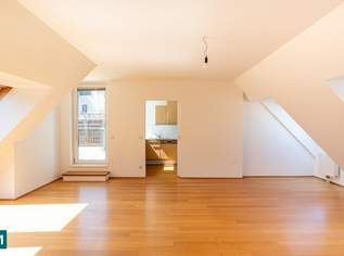 SCHÖNE 3 - ZIMMER - DG - MAISONETTE MIT 2 TERRASSEN / NÄHE U4 ROSSAUER LÄNDE, 2299 €, Immobilien-Wohnungen in 1090 Alsergrund