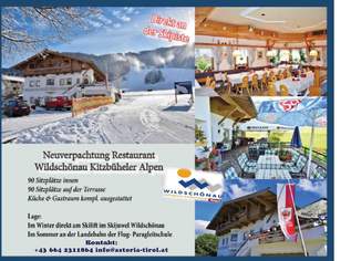 Restaurant in Tirol Wildschönau zu verpachten