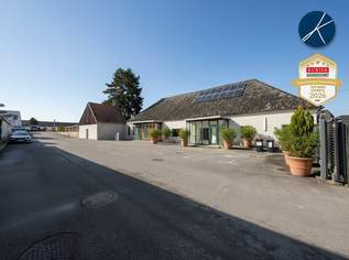 Firmensitz / Betriebsobjekt mit 320m² Büros, 400m² Hallen/Garagen & 750m² Lagerplatz, 1400000 €, Immobilien-Gewerbeobjekte in 3500 Am Steindl