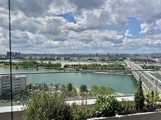 Den schönsten Ausblick auf Stephansdom, Prater & Neue Donau: Doorman, Gym, Pool, Wellness - LUXUS WOHNEN, 2300 €, Immobilien-Wohnungen in 1220 Donaustadt
