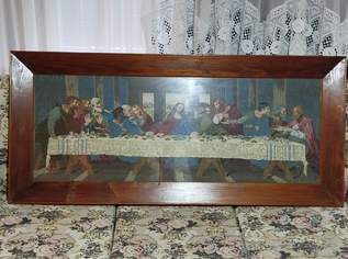 Vintage Gobelin Wiehler nach Leonardo da Vinci-Gobelin Das Heilige Abendmahl Vintage Gobelin Wiehler nach Leonardo da Vinci-Gobelin Das Heilige Abendmahl