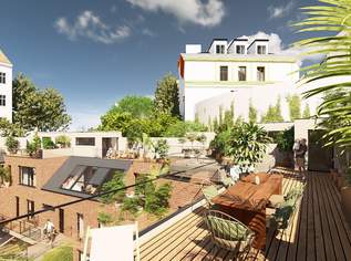 GROHGASSE 10 | südseitige 3-Zimmer Maisonette-Wohnung mit herausragender Dachterrasse | Fernwärme | Bodenkühlung | Klimaanlage, 1100000 €, Immobilien-Wohnungen in 1050 Margareten