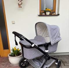 Bugaboo Fox 3, 2-in-1 Kinderwagen/Sitzwagen, All Terrain, Moon Grey – inkl. Zubehör