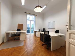 Flexibel anmietbares, möbliertes 2-Zimmer-Altbau-Büro beim WIFI, 1125 €, Immobilien-Gewerbeobjekte in 1180 Währing
