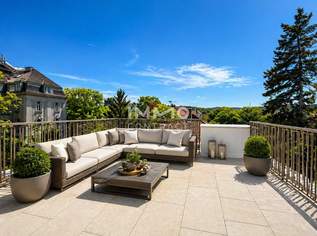 Penthouse with rooftop terrace: Palais & Villa - Ein Wohnjuwel der Extraklasse inkl. Pool, 3320000 €, Immobilien-Wohnungen in 1190 Döbling