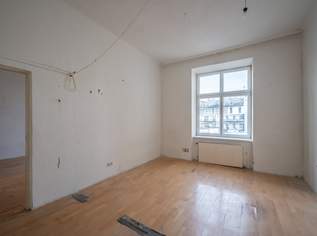 **Hannovermarkt** Renovation Opportunity: 3-Room Period Apartment with Airbnb Potential, 258900 €, Immobilien-Wohnungen in 1200 Brigittenau