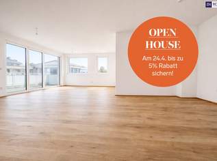 OPEN HOUSE 24.4.! Bis zu -5% Rabatt sichern! Bereit zum Einzug! Weitblick & Wohnkomfort - Großzügige 3-Zimmer Dachgeschoßwohnung mit TOP-Ausstattung, Ruhe, und perfekter Infrastruktur im DAS WEGL!, 461866 €, Immobilien-Wohnungen in 2320 Schwechat