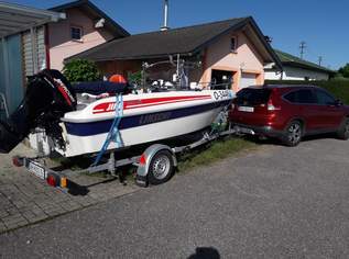 Motorboot 25PS NEUWERTIG mit Trailer