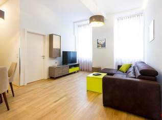 Premium Domizil mit eigenem Garten und Parkplatz intern aufgeteilt auf zwei 3 Zimmer-Apartments! Mariahilferstraße Fußgängerzone (U3 Zieglergasse) in nur 2 Gehminuten Entfernung!, 999000 €, Immobilien-Wohnungen in 1070 Neubau