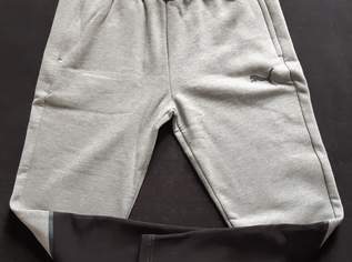 Stylishe Jogginghose Trainingshose Sweathose Puma grau schwarz Größe L NEU + Etikett + Originalverpackung Stylishe Jogginghose Trainingshose Sweathose Puma grau schwarz Größe L NEU + Etikett + Originalverpackung
