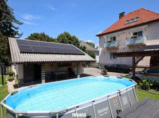 Mehrfamilienhaus mit Pool, Garage und Garten zu verkaufen, 599000 €, Immobilien-Häuser in 8055 Mehrfamilienhaus mit Pool, Garage und Garten zu verkaufen, 599000 €, Immobilien-Häuser in 8055