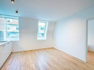 Kompakte 3-Zimmer DG-Wohnung mit optionalem Balkon, 499000 €, Immobilien-Wohnungen in 1020 Leopoldstadt