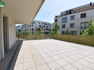 Große und sonnige Süd-Terrasse _ Provisionsfreier Erstbezugs in begehrter Grünruhelage mit hervorragender Ausstattung (Geothermie,..), 460000 €, Immobilien-Wohnungen in 1210 Floridsdorf