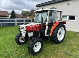 Steyr 8055H + Frontader, Mähwerk