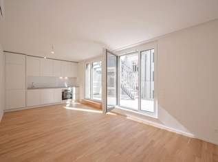 ASG IV-Qualitatives Wohnen in urbaner Lage: hochwertiger 2-Zimmer Dachgeschoss-ERSTBEZUG mit 4 Terrassen! Provisionsfrei, 1496.48 €, Immobilien-Wohnungen in 1120 Meidling