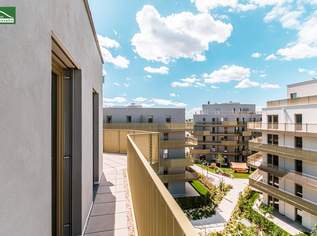 Endlich Platz - geräumige 2.Zimmer-Wohnung mit traumhafter Grünblick-Terrasse im provisionsfreien Erstbezug, 311000 €, Immobilien-Wohnungen in 1210 Floridsdorf