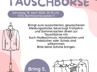 Kleidertauschbörse in der Kalvarienbergkirche, 0 €, Kleidung & Schmuck-Damenkleidung in 1170 Hernals