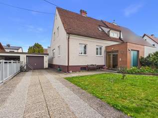 ST. MARTIN bei TRAUN : Wohnhaus (Doppelhaushälfte) ca. 135 m² Wohnfläche + GARAGE, GRUNDSTÜCK ca. 469 m², 330000 €, Immobilien-Häuser in 4050 Sankt Martin