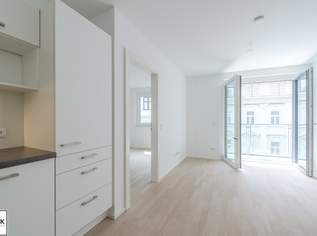 ab August verfügbar: moderne 2-Zimmer-Wohnung + Loggia in der Kaiserstraße!, 1134.3 €, Immobilien-Wohnungen in 1070 Neubau