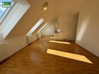 Freundliche DG-Wohnung in Sechshaus - 5 Gehminuten zu U4 und U6! Schlafzimmer in Hofruhelage!, 329000 €, Immobilien-Wohnungen in 1150 Rudolfsheim-Fünfhaus