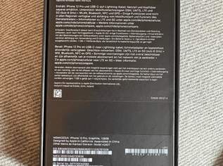 Verpackung Handy Apple OVP iPhone 12 Pro, Graphite, 128 GB Verpackung Handy Apple OVP iPhone 12 Pro, Graphite, 128 GB