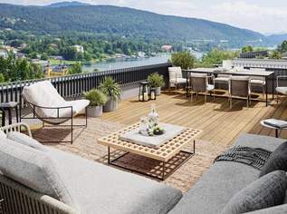 ~ Exklusives Penthouse mit atemberaubendem Seeblick - Wohnen auf höchstem Niveau! Provisionsfrei ~, 1157000 €, Immobilien-Wohnungen in 9220 Oberjeserz