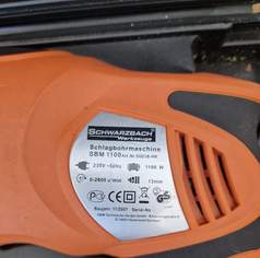 Schlagbohrmaschine Schwarzbach SBM 1100K ESI 710W orange schwarz im Koffer