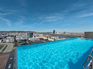 SENSATIONELLER BLICK über den GRÜNEN PRATER vom 26. Stock (oberste Wohnetage)! Roof-Top-Pool + Fitness + Concierge-Service + Garage, 1690000 €, Immobilien-Wohnungen in 1020 Leopoldstadt SENSATIONELLER BLICK über den GRÜNEN PRATER vom 26. Stock (oberste Wohnetage)! Roof-Top-Pool + Fitness + Concierge-Service + Garage, 1690000 €, Immobilien-Wohnungen in 1020 Leopoldstadt