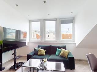 Bereit für die Airbnb Vermietung! Helle DG-Wohnung | 1,5 Zimmer in 2 Himmelsrichtungen ausgerichtet, 297000 €, Immobilien-Wohnungen in 1120 Meidling