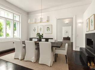Beeindruckende Stilaltbauwohnung | Innenhofbalkon | Ca. 3,5 m Raumhöhen | 3. Etage | Nähe Donaukanal, Hundertwasserhaus, 1. Bezirk, Prater, 1190000 €, Immobilien-Wohnungen in 1030 Landstraße