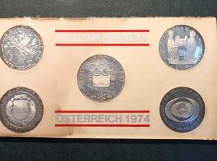 Silber Gedenkmünzen Set : Österreich 1974, 350 €, Marktplatz-Antiquitäten, Sammlerobjekte & Kunst in 1210 Floridsdorf Silber Gedenkmünzen Set : Österreich 1974, 350 €, Marktplatz-Antiquitäten, Sammlerobjekte & Kunst in 1210 Floridsdorf