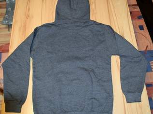 Kapuzensweater Hoodie unisex grau mit Motiv Marke Just Hoods AWDis Größe S