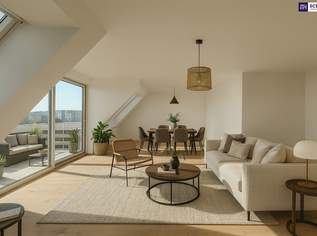 ++ LUXURY LIVING ++ Exklusive Dachgeschosswohnung + ERSTBEZUG, 699000 €, Immobilien-Wohnungen in 1200 Brigittenau