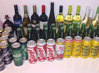 36 Flaschen Sekt, Bier, Weißwein, Rotwein, Hugo, Spritzer, Schlumberger, 49 €, Marktplatz-Genuss & Kulinarik in 1100 Favoriten