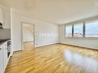 Wohnen zum Bestpreis: 2-Zimmer-Wohnung mit Terrasse & Design-Wohnküche im Dachgeschoß, 900 €, Immobilien-Wohnungen in 1220 Donaustadt