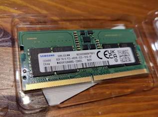 Samsung SO-DIMM 8GB, DDR5-4800, CL40, on-die ECC, bulk (DDR5 NEU) PRIVAT